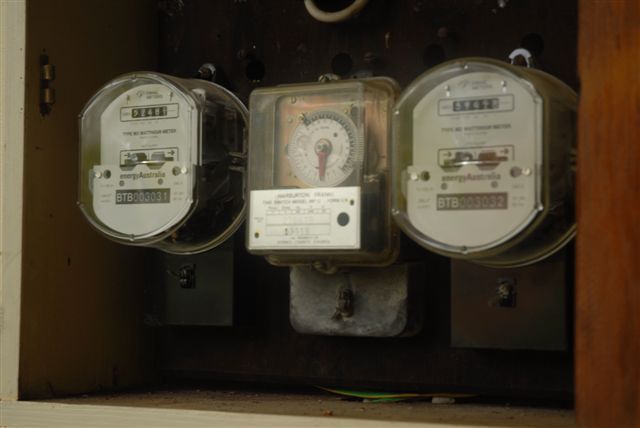 old electricity meter