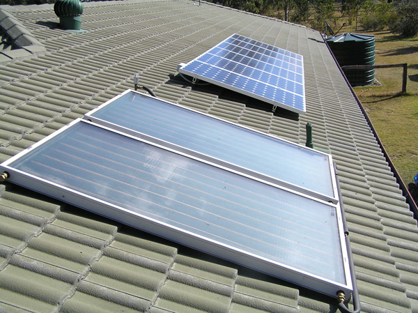 solar electric and solar hot water modules