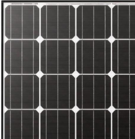 solar panel close up shot