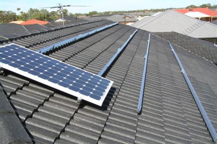 Solar systems can be installed on many roof types